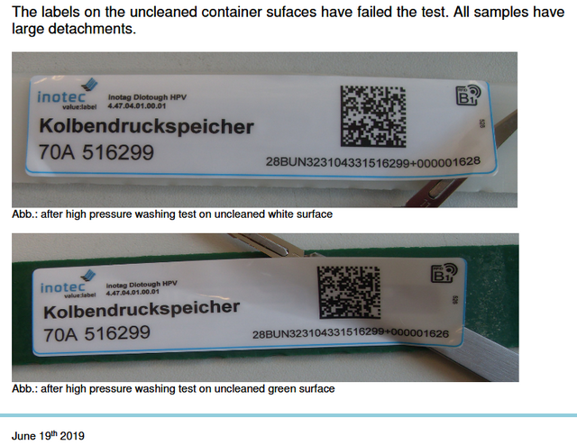 Meat-packing plant label test